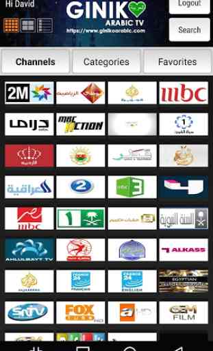 Giniko Arabic TV for Google TV 2
