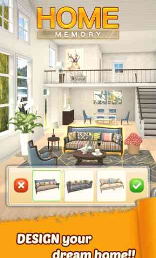 Home Memory: Word Villa & Design Home Games 1