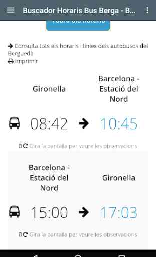 Horaris Bus Berga - Barcelona 3