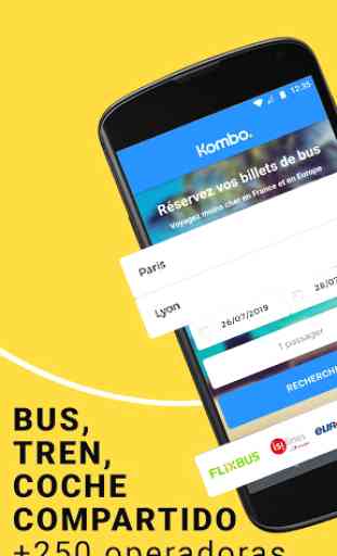 Kombo - Billetes baratos de autobús 1