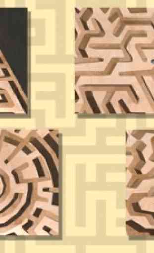 Laberintos clásicos 3D - Laberinto madera infinito 3