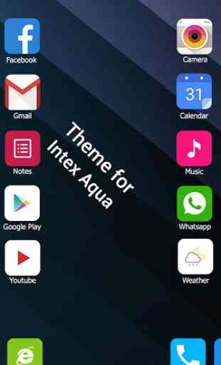 Launcher Themes for  Intex Aqua 3