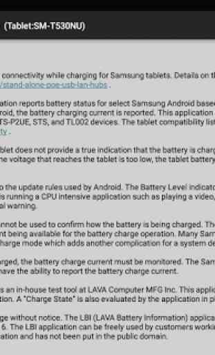 LAVA Advanced Battery Info 3