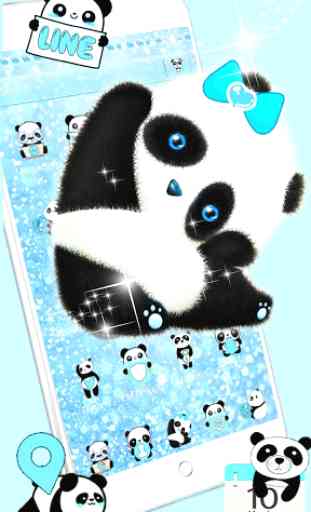 Linda Panda tema Cute Panda 1