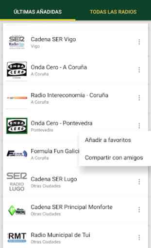 Radios de Galicia - España 1