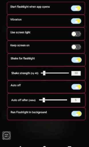 Shake Flashlight - LED / linterna de pantalla 2