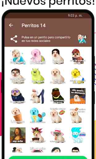 Stickers del Perrito Triste para WhatsApp  1