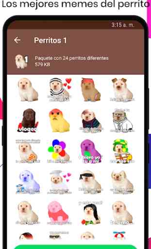 Stickers del Perrito Triste para WhatsApp  4