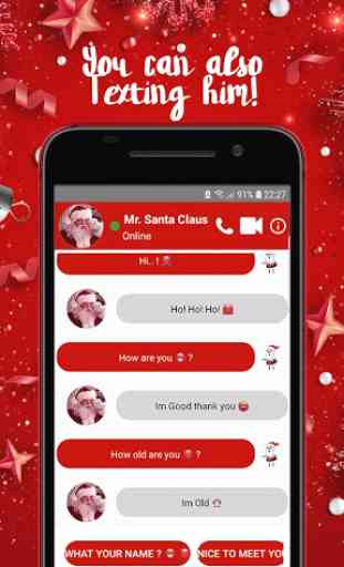 Video Call From Santa Claus & Chat (Simulator) 3