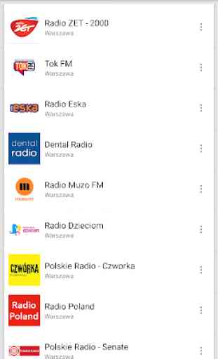 Warsaw Radio Stations - Poland 1