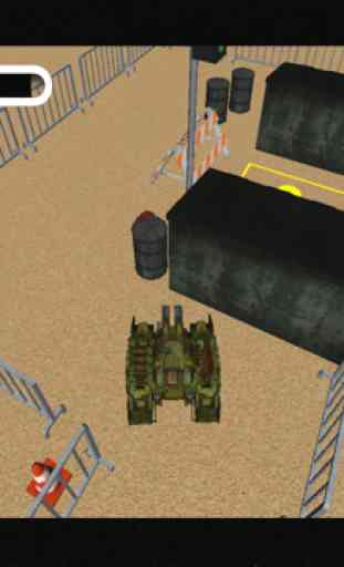3D RC tanque de ejército Escuela Estacionamiento y simulador de conductor 4