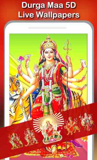 5D Maa Durga Live Wallpaper 3