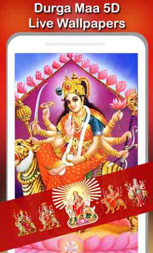 5D Maa Durga Live Wallpaper 4
