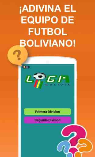 Adivina el Equipo de Futbol Boliviano 1