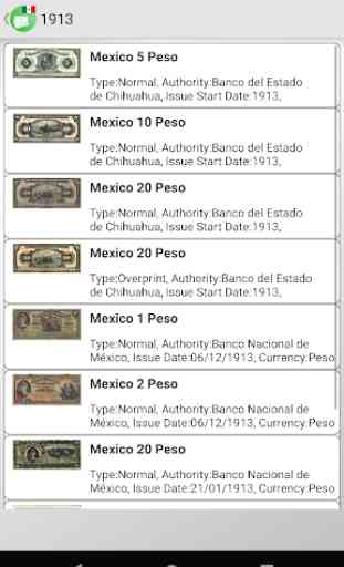 Billetes de banco de México 3