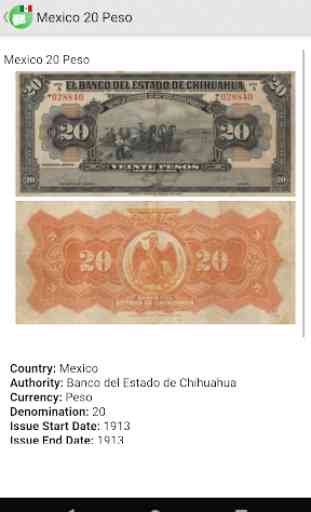 Billetes de banco de México 4