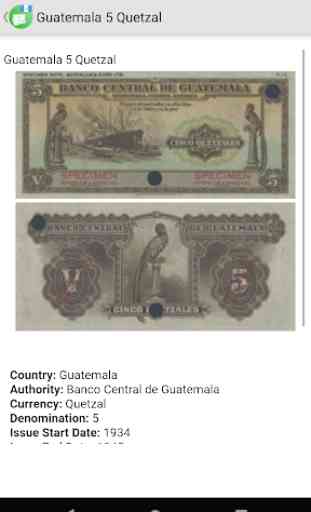 Billetes de Guatemala 4