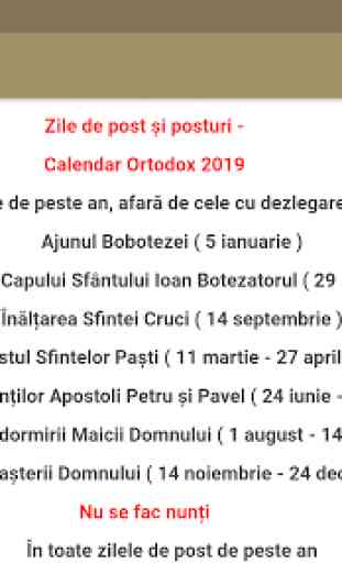 Calendar Ortodox 2019 3