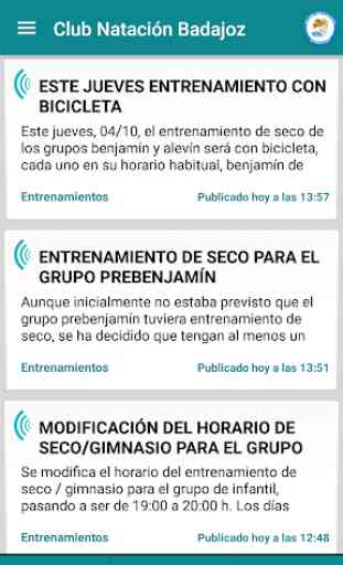 Club Natación Badajoz Informa 2