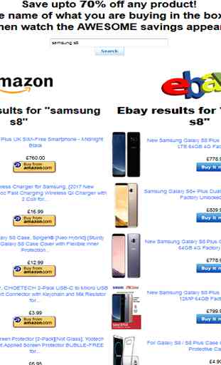 Compare Ebay & Amazon Prices 3
