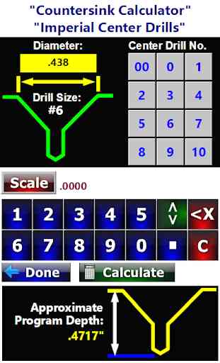 Countersink Center Drill Depth Calculators 4