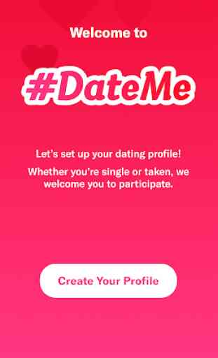 #DateMe – Laugh. Date. Experiment 1