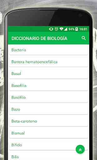 Diccionario de Biologia en español 1