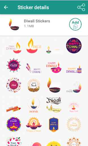Diwali Sticker - Diwali WAStickerApps 3