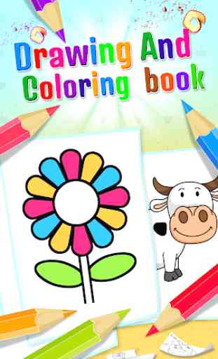 Drawing and Coloring Book Game 1