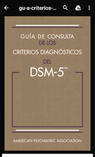 DSM-V CIE-11. 1