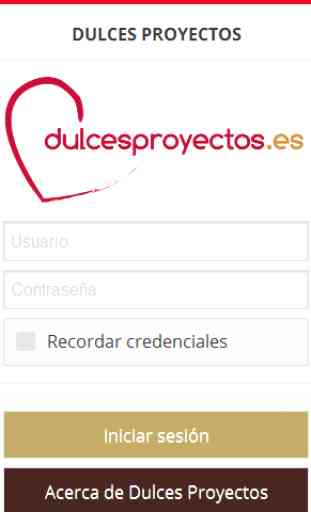 Dulces Proyectos App 1