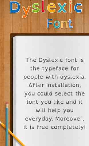 Dyslexic Font for FlipFont , Cool Fonts Text Free 1
