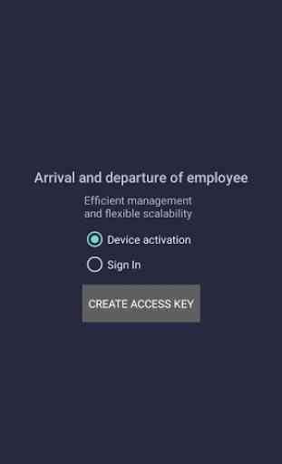 Employee arrival and departure 1