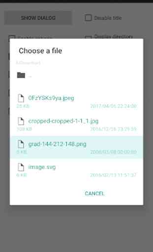File Chooser Demo for Android 2