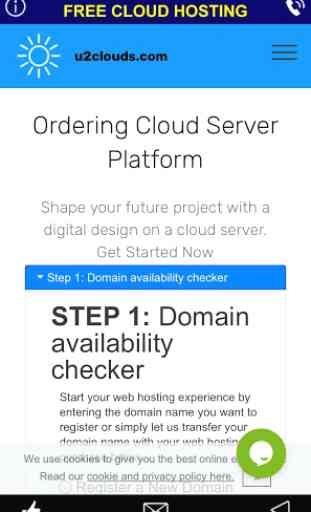 Free Website Cloud Hosting Digital SSL at U2Clouds 4