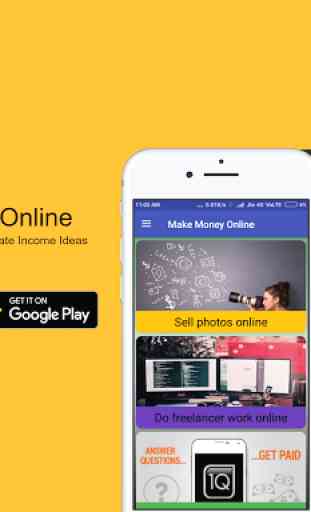 Ganar dinero en línea -Ideas de ingresos legítimos 1