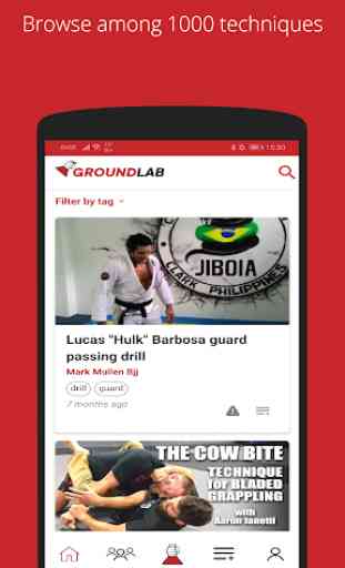 GroundLab - BJJ and Ground Art learning platform 1