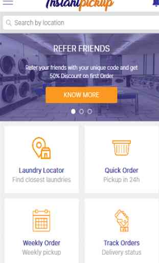 Instant Pickup Laundry App 2