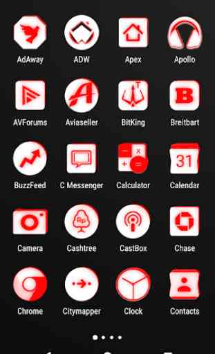 Inverted White and Red Icon Pack ✨Free✨ 2