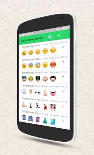 Large Emoji Sender - Big emoji app for whats-app 2
