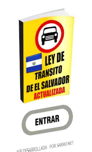 Ley de Tránsito de El Salvador  con Buscador 1