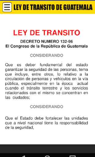 Ley de Tránsito Guatemala Actualizada 2