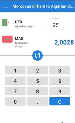 Moroccan dirham to Algerian dinar / MAD to DZD 2