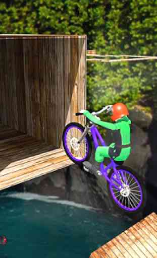 pistas imposibles en la terraza bmx tru bicicleta 2