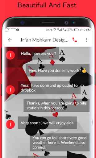 Playing Cards SMS Go Theme 4