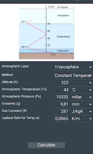 PressAlt - Atmospheric Pressure Calculator 1