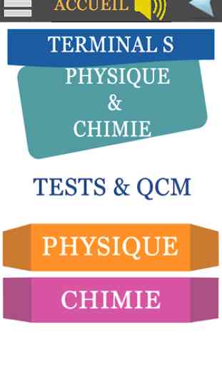 QCM PHYSIQUE & CHIMIE POUR BAC S 1