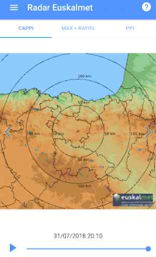 Radar meteorológico Euskalmet 1