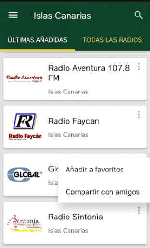 Radios de Islas Canarias - España 1