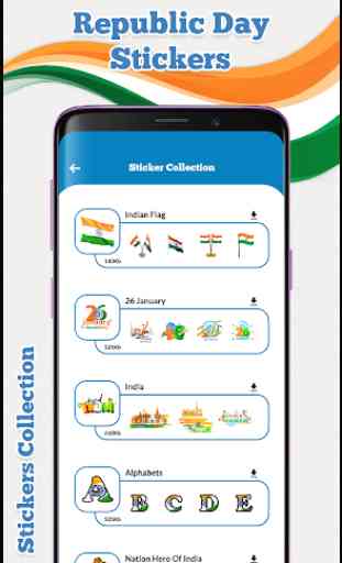 Republic Day Stickers for Whatsapp New 1